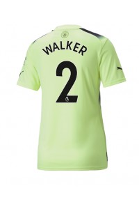 Fotbalové Dres Manchester City Kyle Walker #2 Dámské Třetí Oblečení 2022-23 Krátký Rukáv